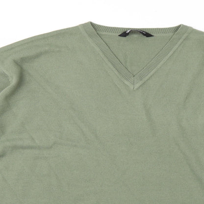South Bay Mens Green  Knit Pullover Jumper Size M