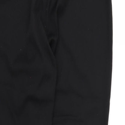 TU Womens Black  Rayon Trousers  Size 14 L26 in