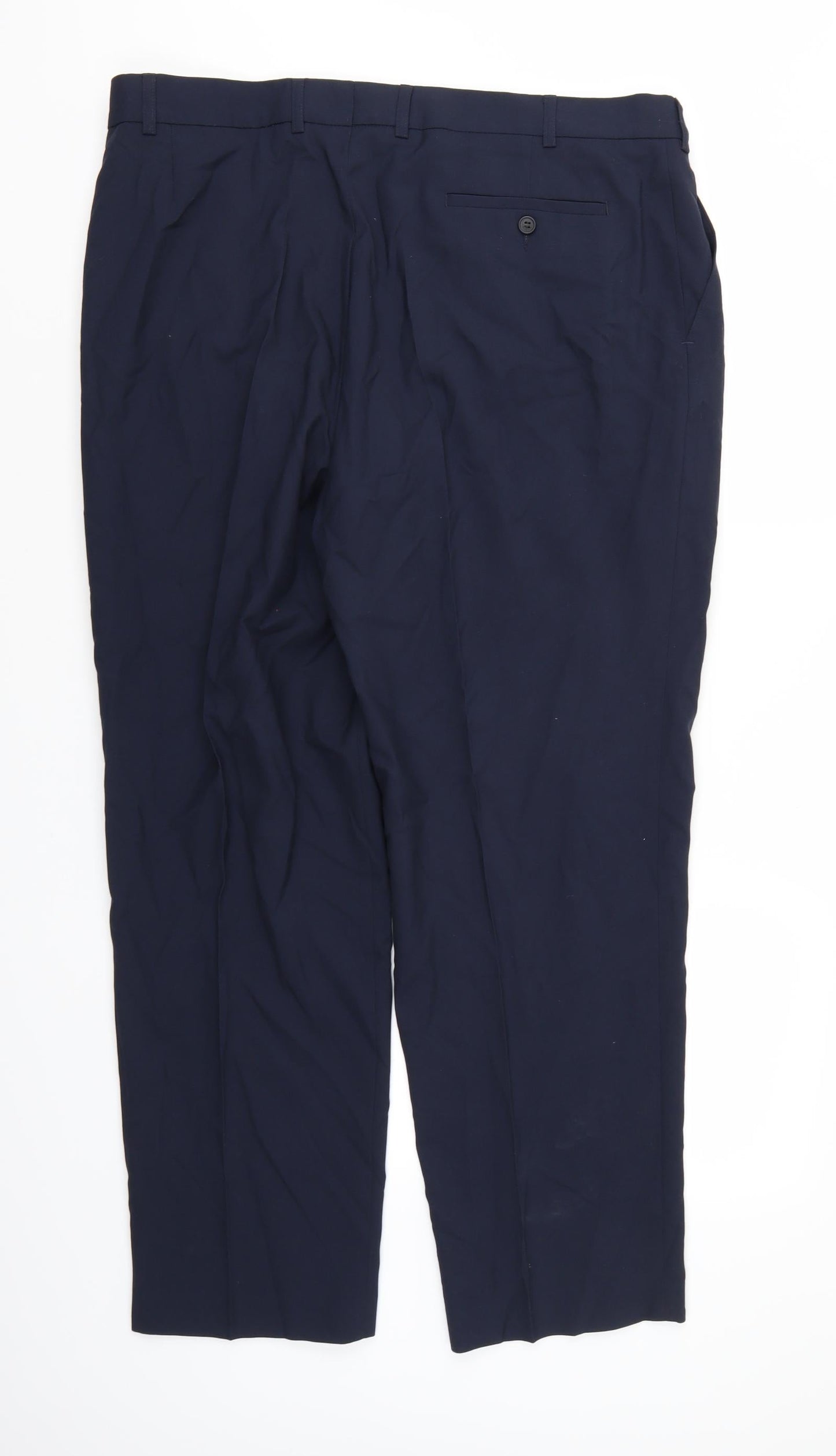 Essentials Mens Blue  Rayon Trousers   L29 in
