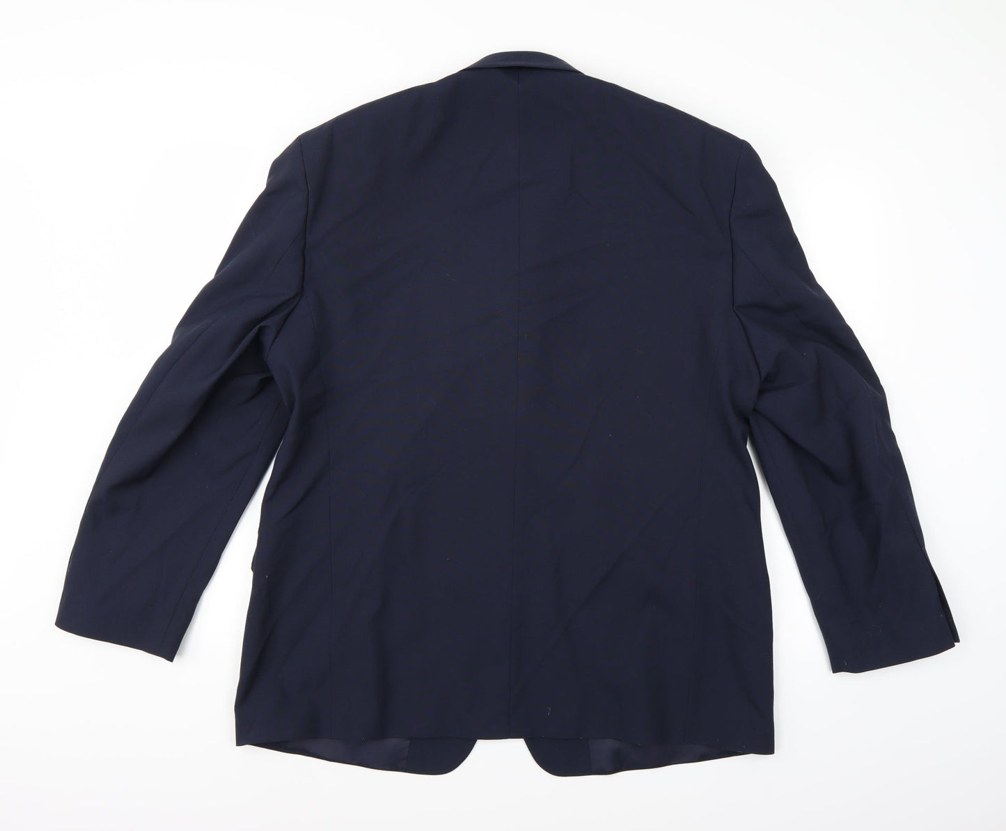 Mens UK Size 44 Essentials Regular Blue Suit Jacket