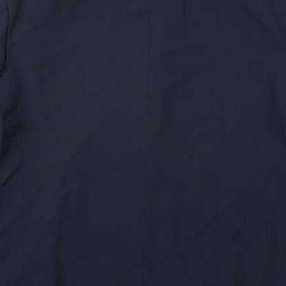 Mens UK Size 44 Essentials Regular Blue Suit Jacket
