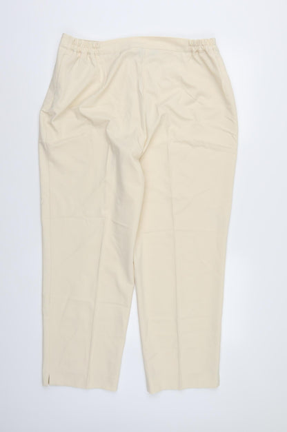 Womens UK Size 18 Wardrobe Regular Fit  Beige Trousers