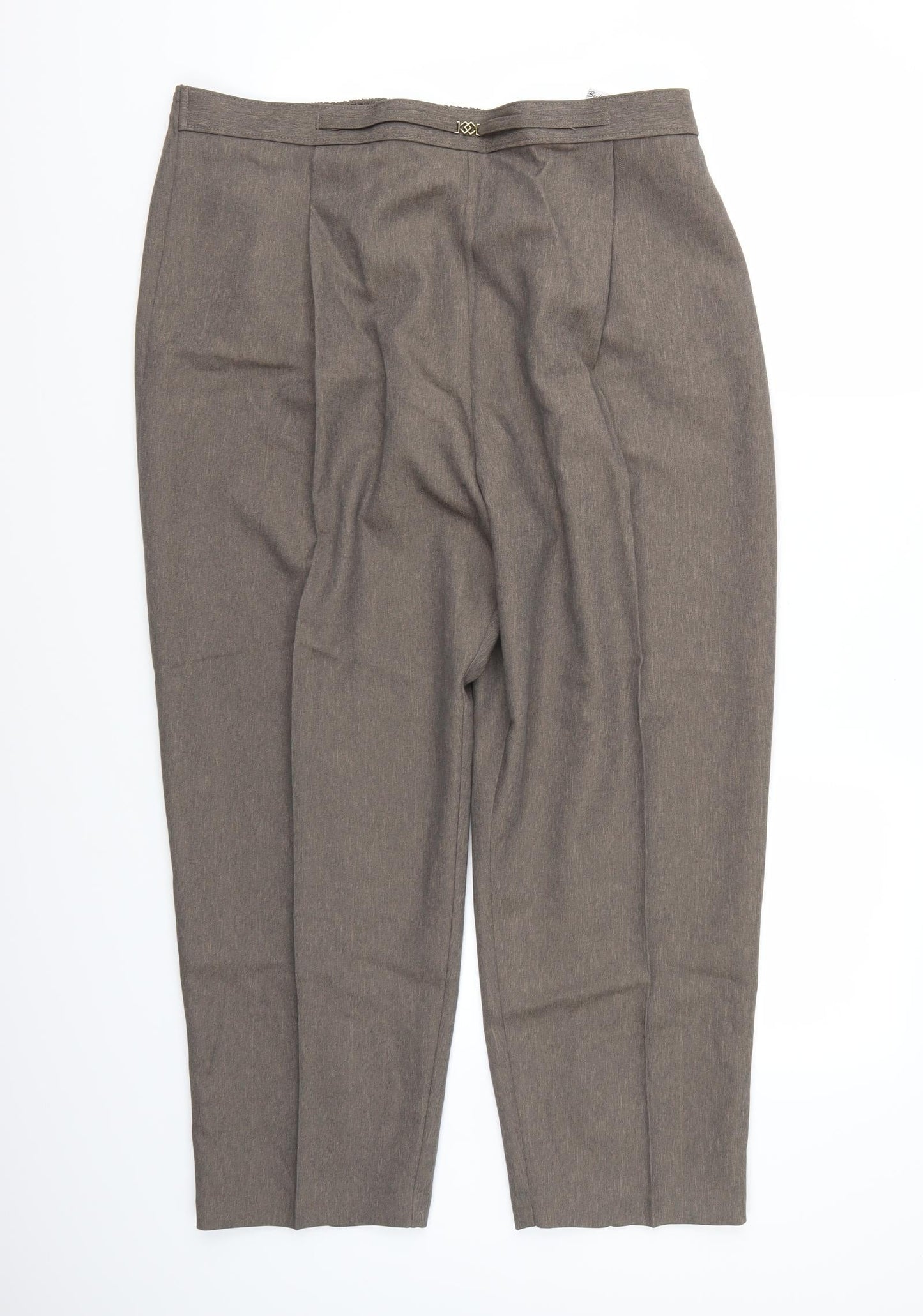 Womens UK Size 20 Berkertex Regular Fit  Brown Trousers