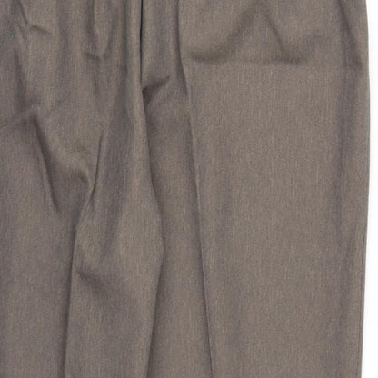 Womens UK Size 20 Berkertex Regular Fit  Brown Trousers