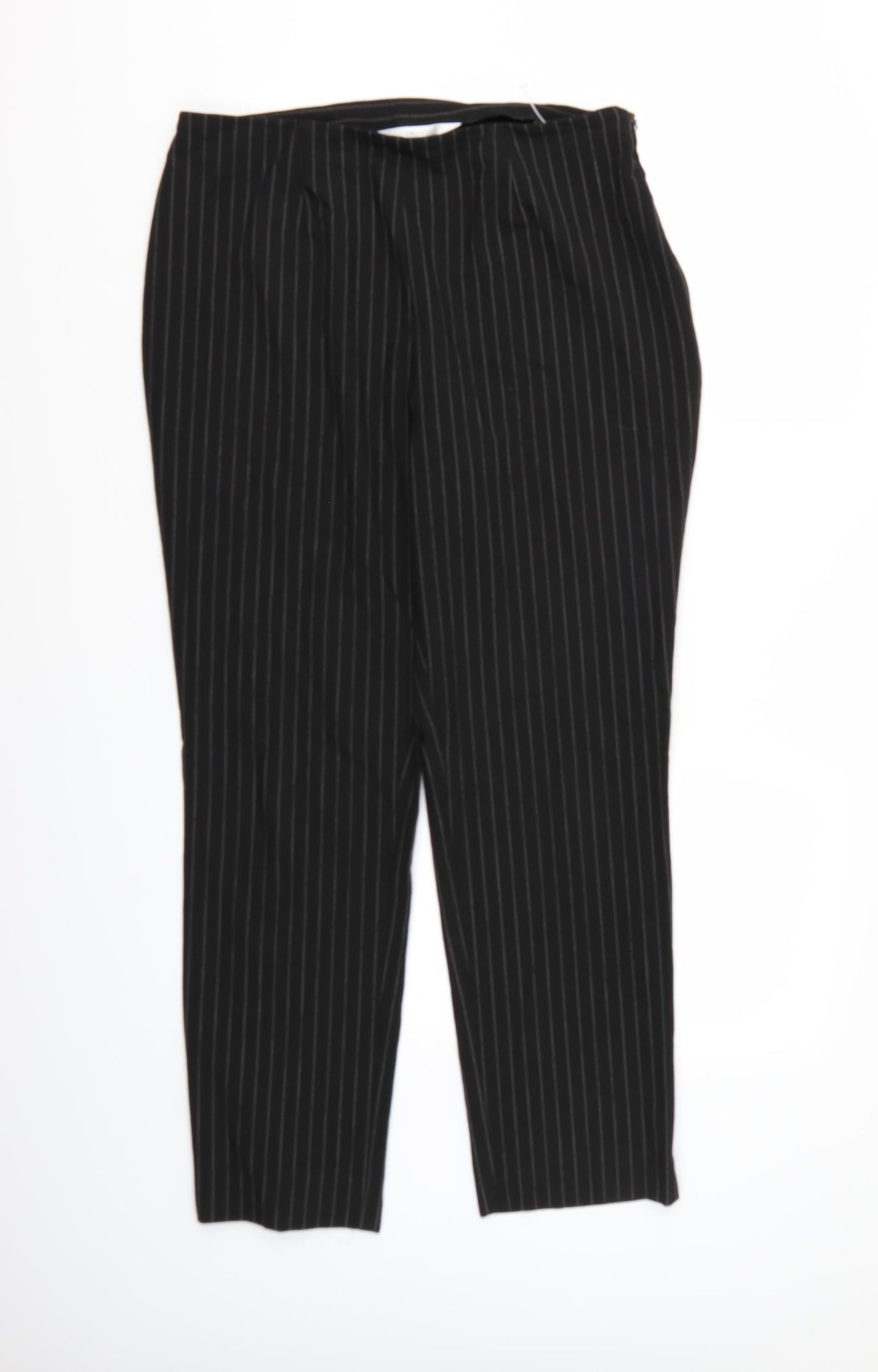 Womens UK Size 16 Marks and Spencer Regular Fit  Black Trousers