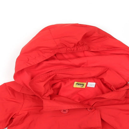 Chico's Girls Red   Rain Coat Coat Size 2 Years