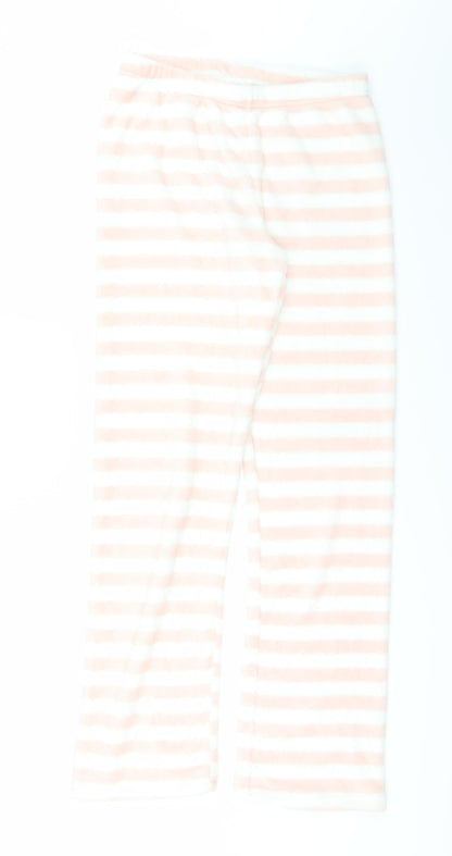 love to lounge Womens Pink Striped  Trousers  Size 12 L28 in