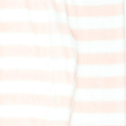 love to lounge Womens Pink Striped  Trousers  Size 12 L28 in