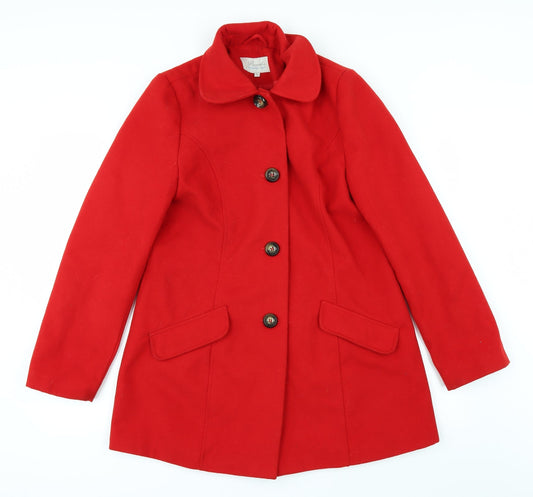 Peacocks Womens Red   Jacket  Size 12