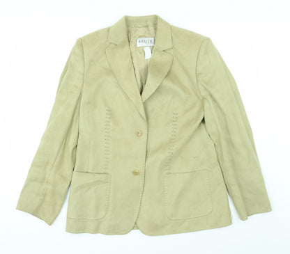 Basler Woman's Green Suit Jacket, Size 12.
