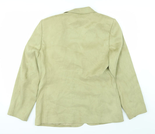 Basler Woman's Green Suit Jacket, Size 12.