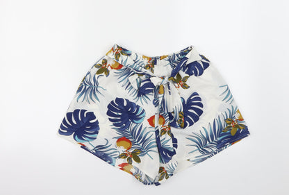 Womens UK Size S Preworn Regular Fit Paperbag Shorts