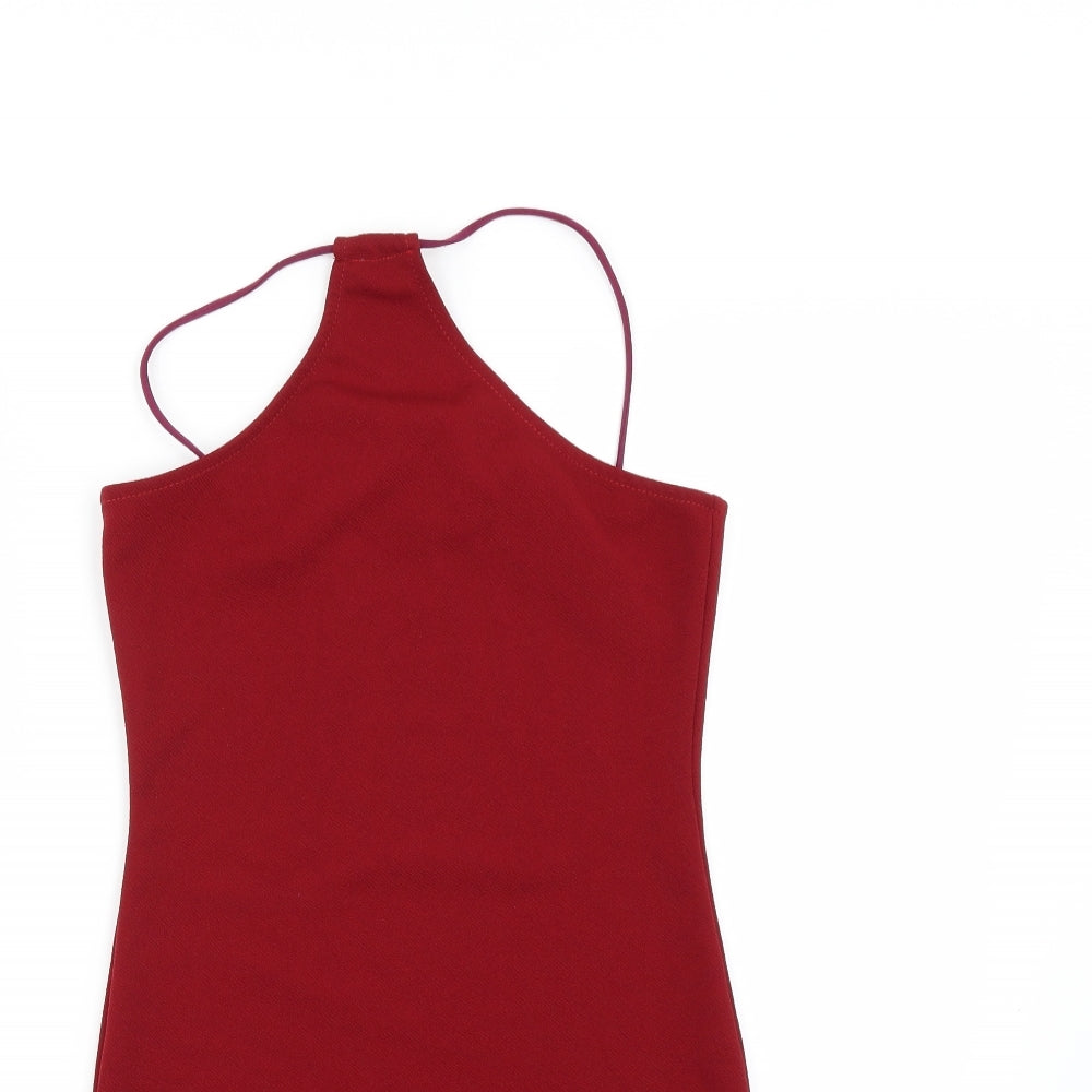 Missguided Womens Red   Bodycon  Size 6