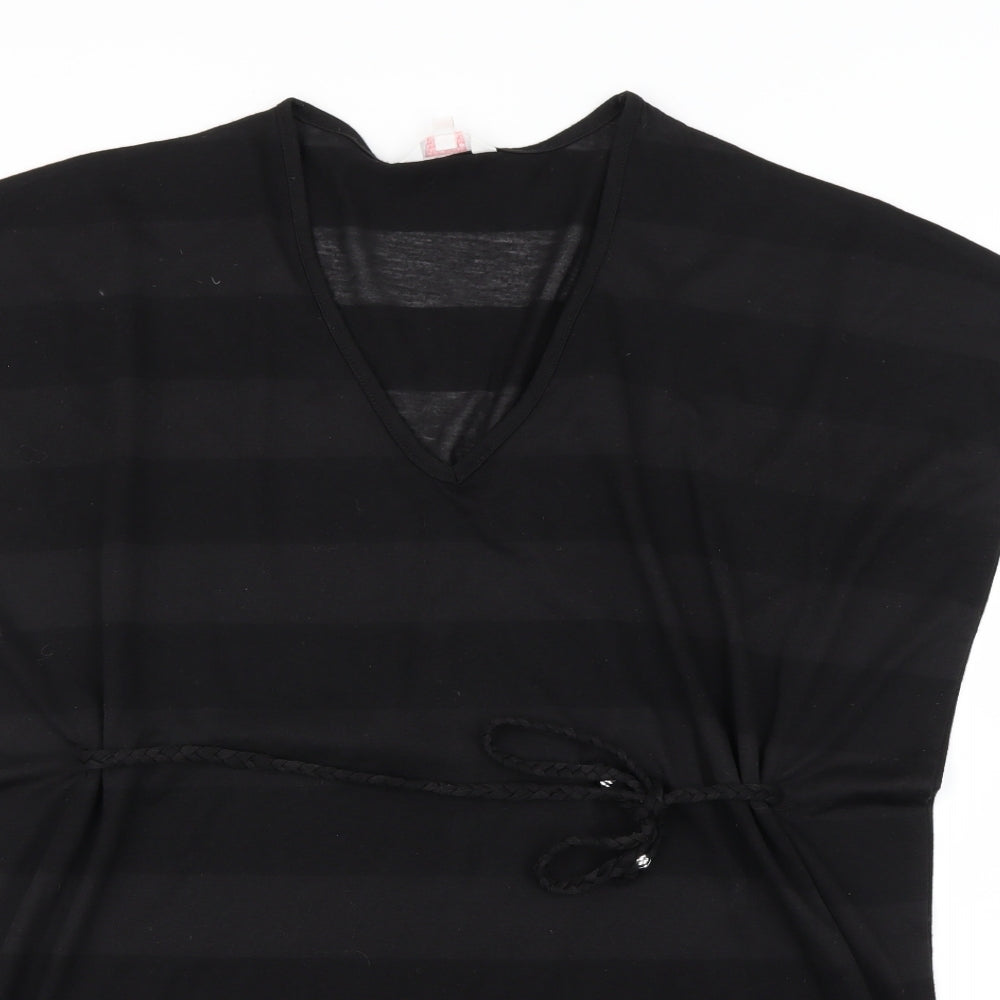 Papaya Womens Black   Basic Tank Size S  - See Through