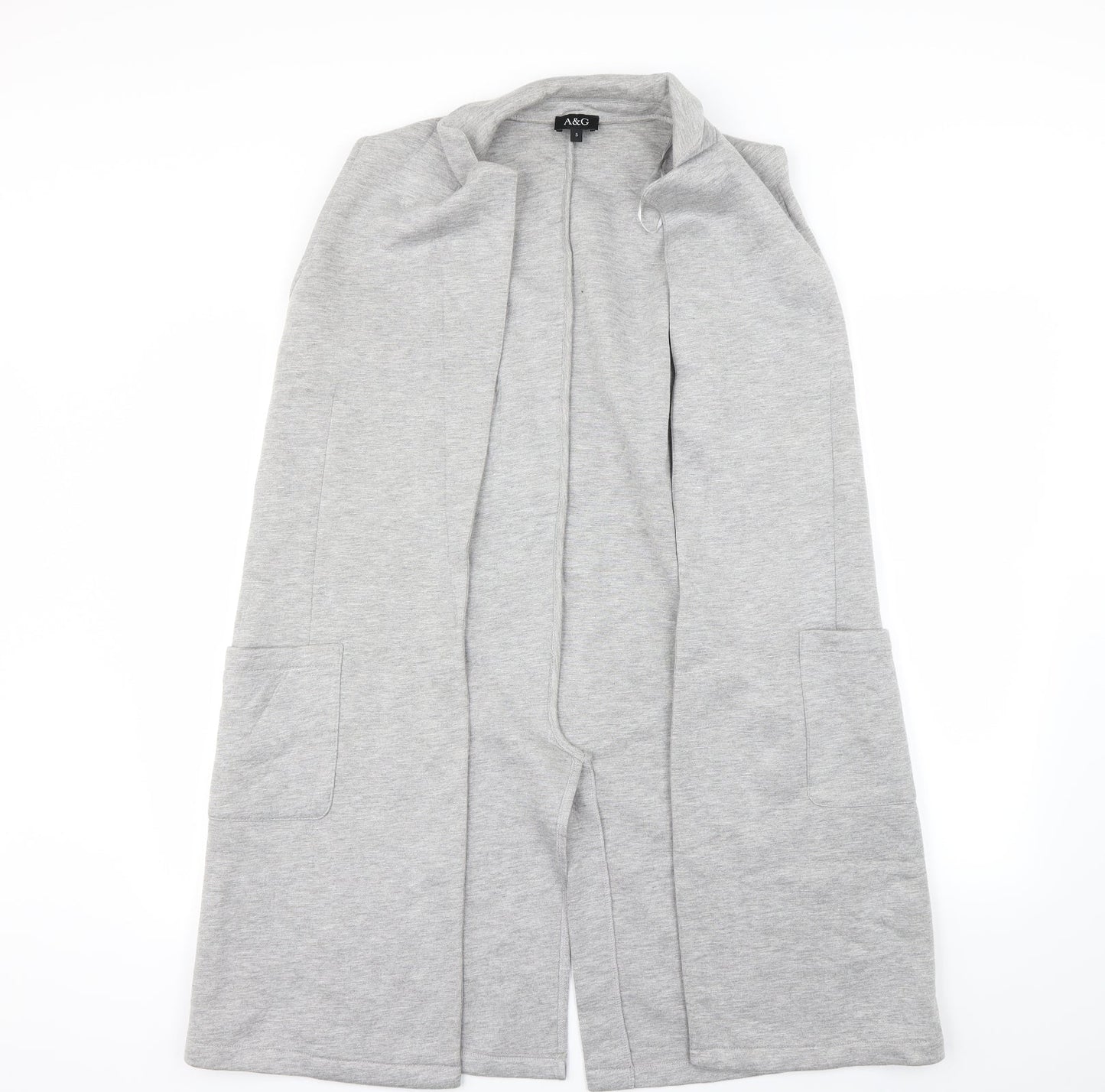 A&G Womens Grey   Cardigan Jumper Size S