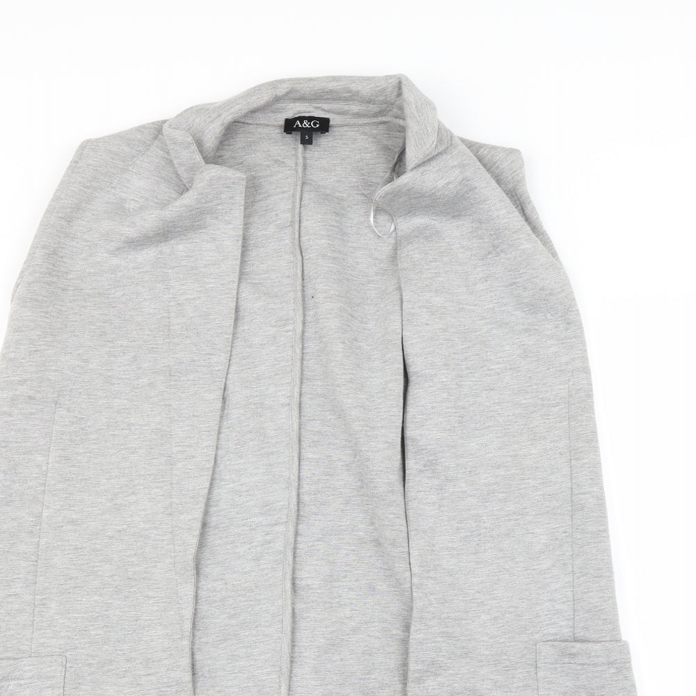 A&G Womens Grey   Cardigan Jumper Size S