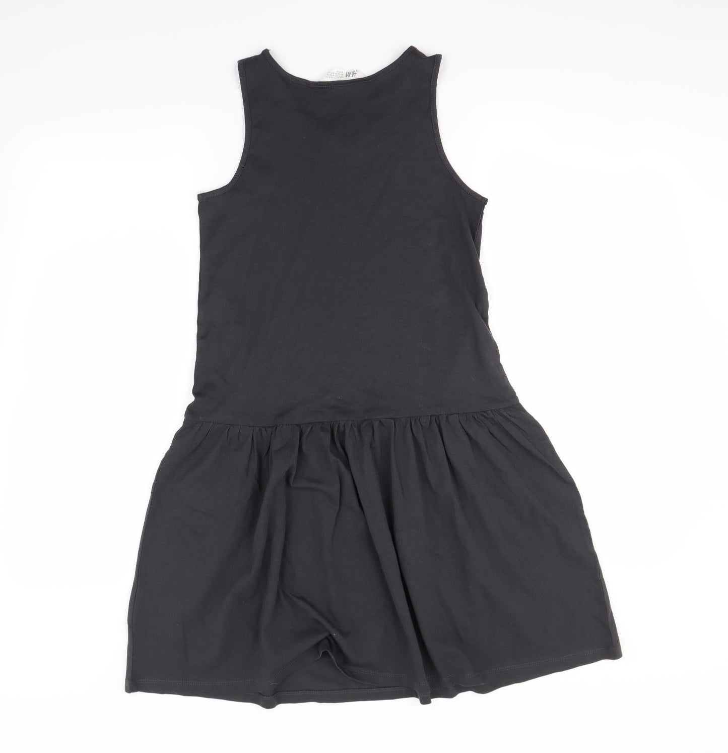 H&M Girls Black   Fit & Flare  Size 10-11 Years