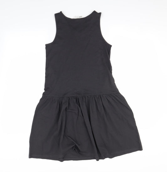 H&M Girls Black   Fit & Flare  Size 10-11 Years