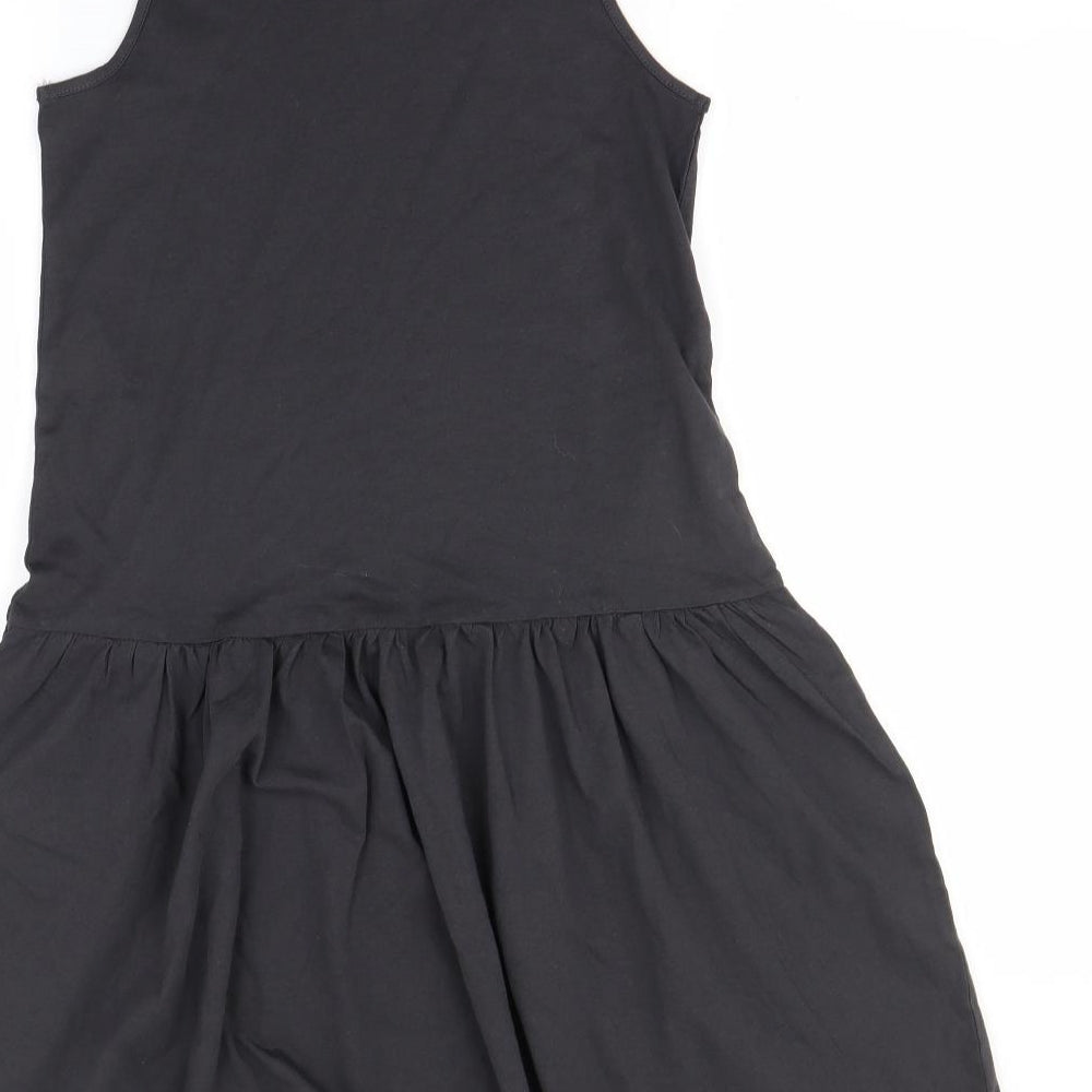 H&M Girls Black   Fit & Flare  Size 10-11 Years
