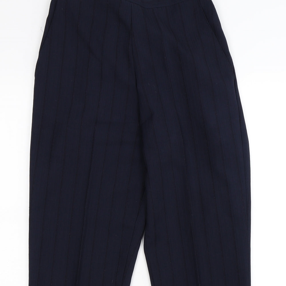 Womens UK Size 12 Preworn Regular Fit  Blue Trousers