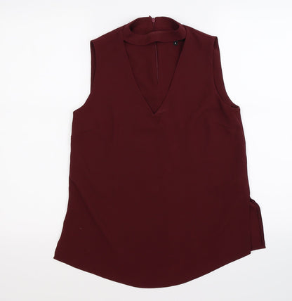 Womens UK Size 8 New Look Purple Tunic Tank