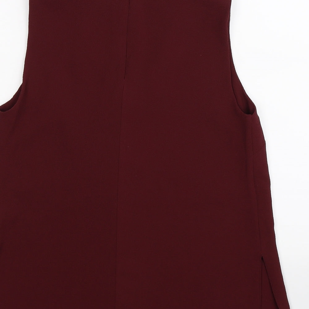 Womens UK Size 8 New Look Purple Tunic Tank