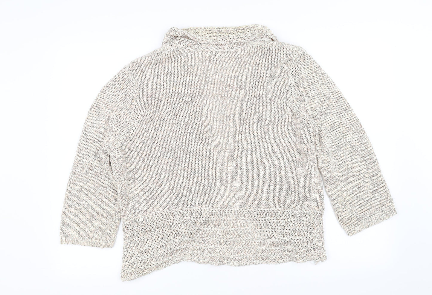 Soon Womens Beige   Cardigan Jumper Size 14