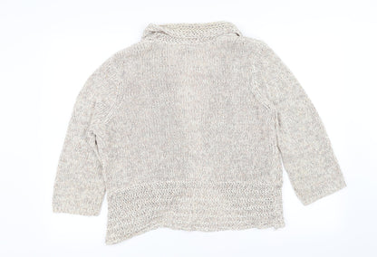 Soon Womens Beige   Cardigan Jumper Size 14
