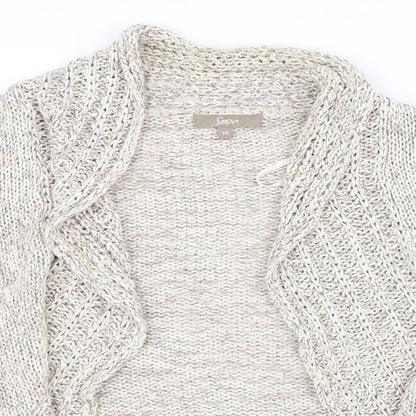 Soon Womens Beige   Cardigan Jumper Size 14