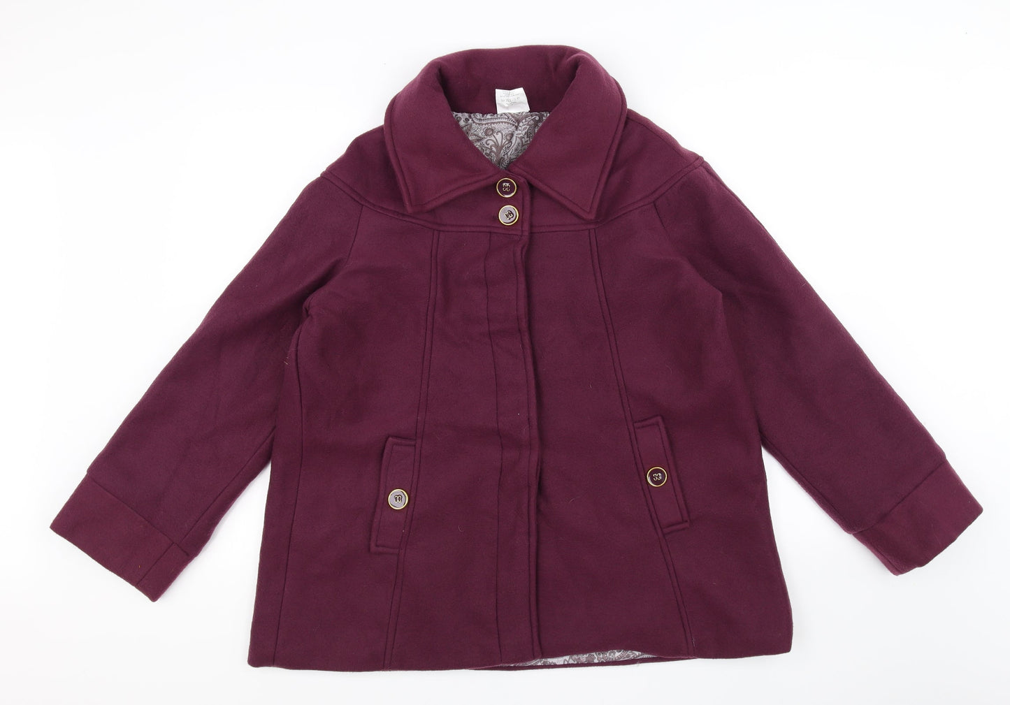 Womens UK Size 14 Anne De Lancay Purple Jacket
