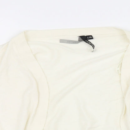 intuition Womens Ivory   Cardigan Jumper Size L