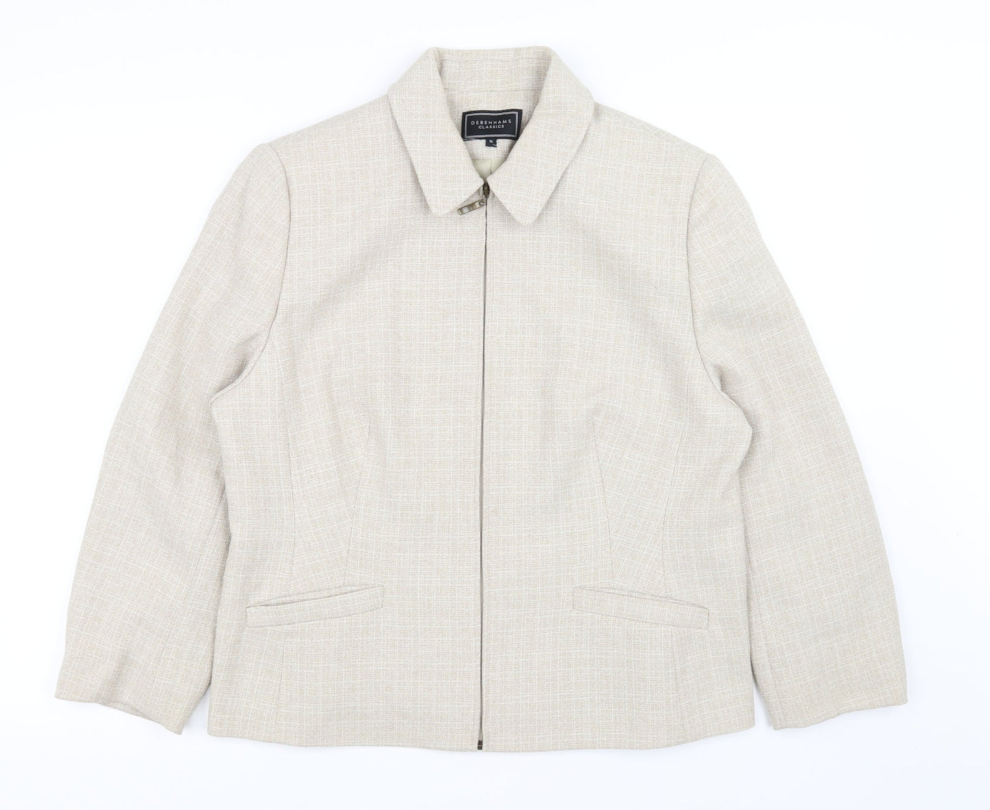 Womens UK Size 16 Debenhams Beige Jacket