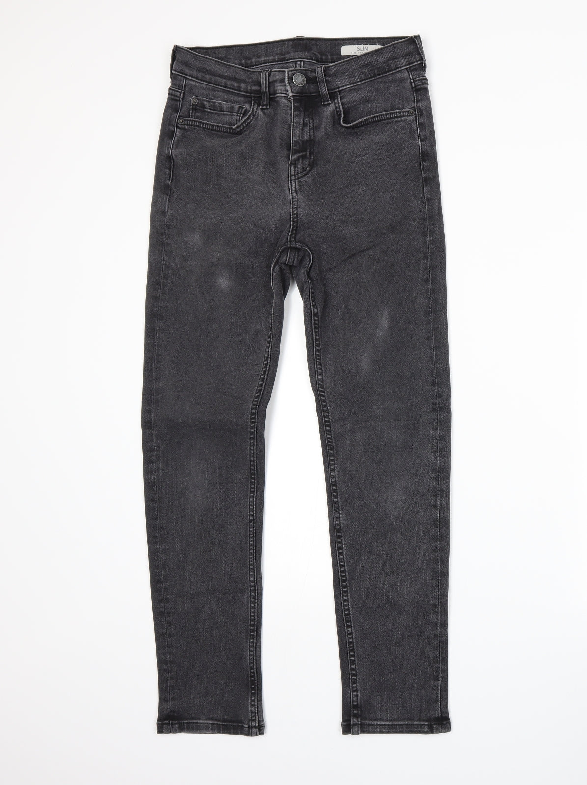 Womens UK Size 10 Marks and Spencer Regular Fit Skinny Grey Jeans