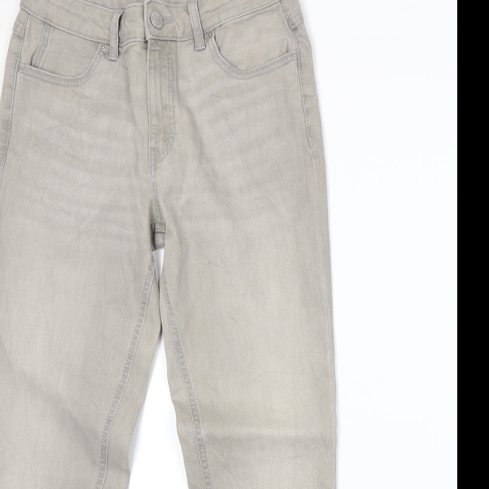 Womens UK Size 10 Marks and Spencer Regular Fit Skinny Grey Jeans