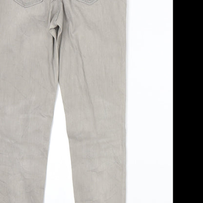 Womens UK Size 10 Marks and Spencer Regular Fit Skinny Grey Jeans