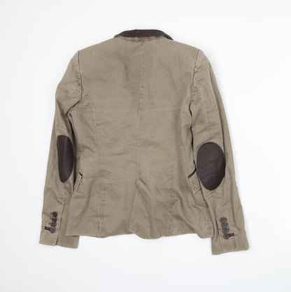 Zara Womens Beige   Jacket Suit Jacket Size S