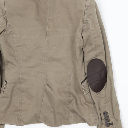 Zara Womens Beige   Jacket Suit Jacket Size S