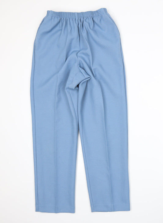Alfred Dunner Womens Blue   Trousers  Size 8 L25 in