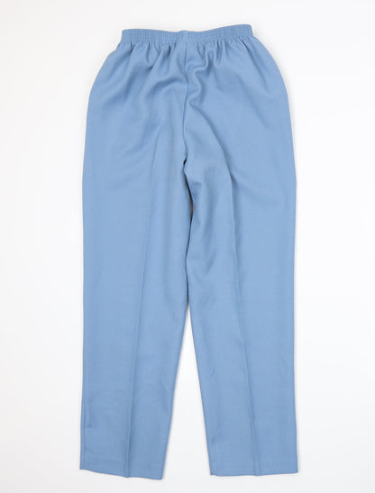 Alfred Dunner Womens Blue   Trousers  Size 8 L25 in