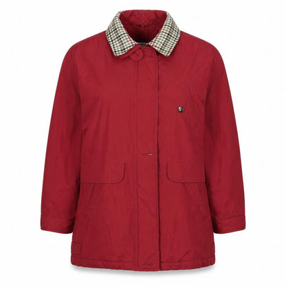 Womens UK Size 16 NuAge Red Rain Coat