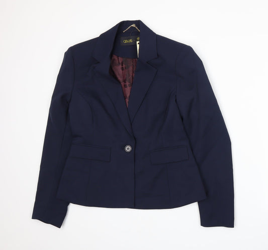 ASOS Womens Blue   Jacket Suit Size 10  - ASOS x Paralympics GB