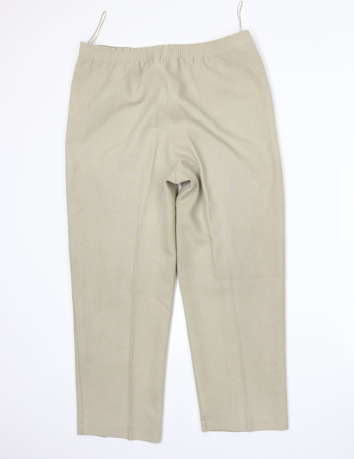 BM Womens Beige   Trousers  Size 12 L24 in