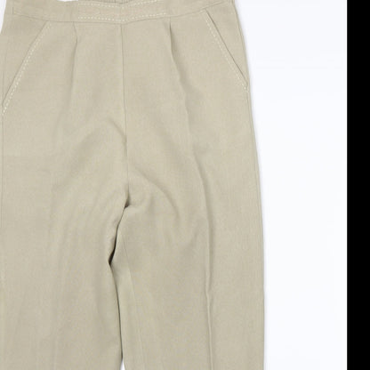 BM Womens Beige   Trousers  Size 12 L24 in