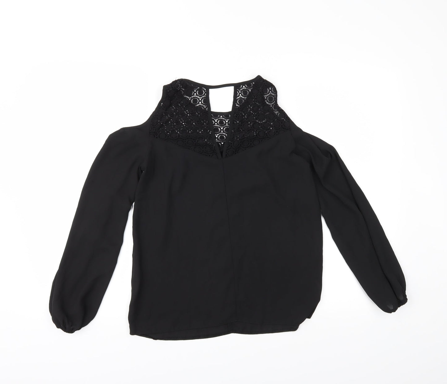 Womens UK Size 6 Atmosphere Black Basic Blouse