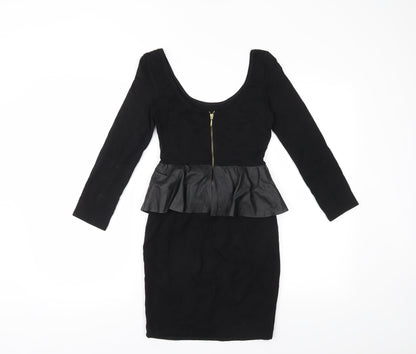 Zara Womens Black   Pencil Dress  Size S