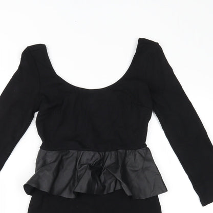 Zara Womens Black   Pencil Dress  Size S