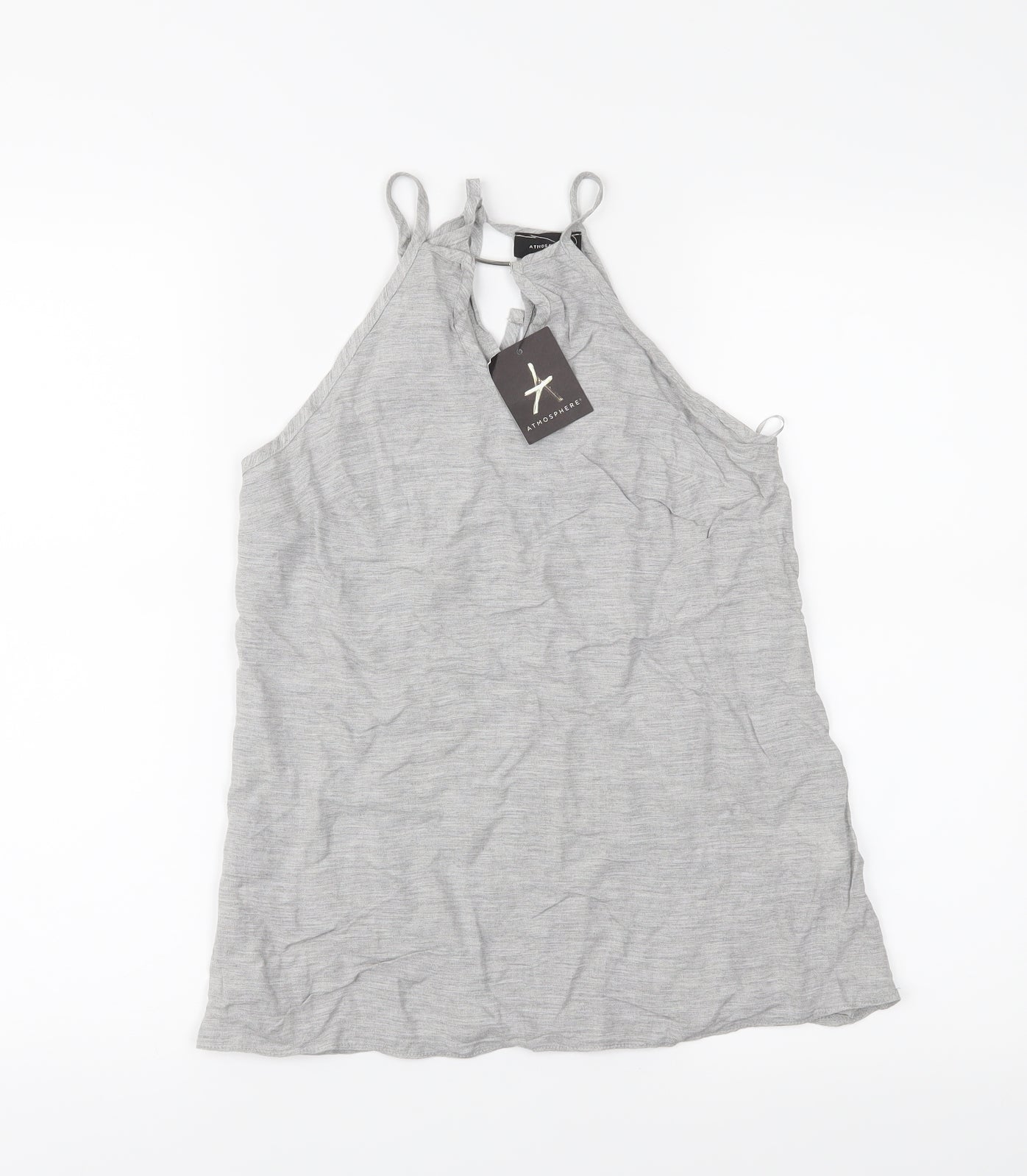 Womens UK Size 6 Atmosphere Grey Basic Tank