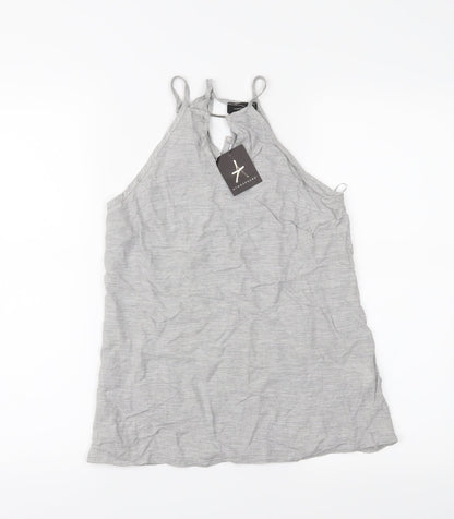 Womens UK Size 6 Atmosphere Grey Basic Tank
