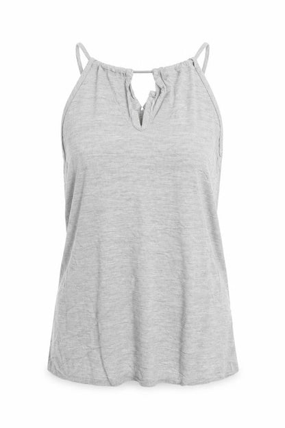 Womens UK Size 6 Atmosphere Grey Basic Tank