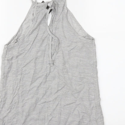 Womens UK Size 6 Atmosphere Grey Basic Tank